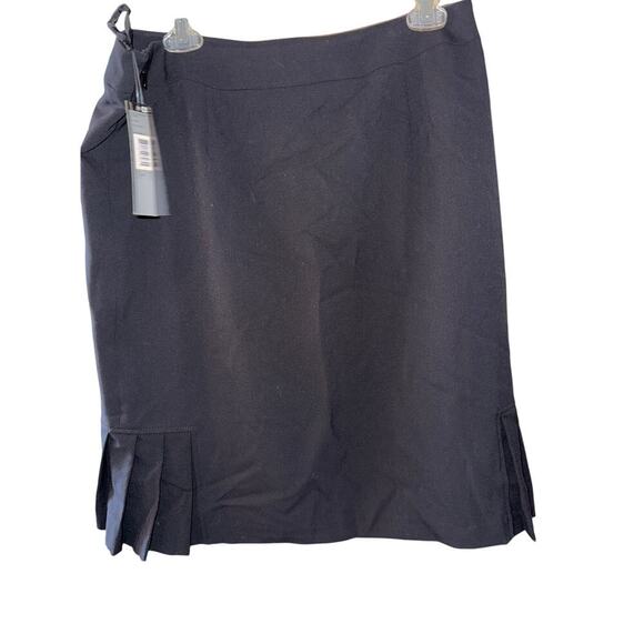 TAHARI -NEW- black skirt size 12 - Picture 2 of 4